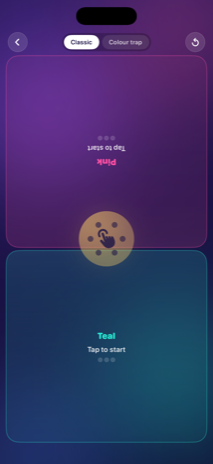 Cookie Grab with a split screen